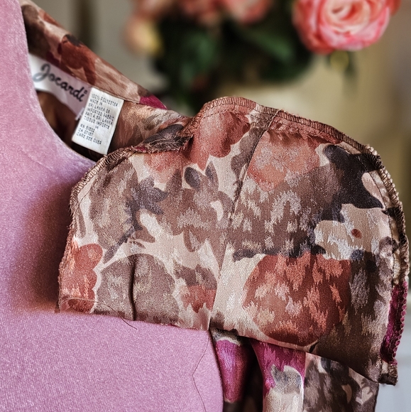 Vintage 80's Jocardi floral print blouse. Size 16. - Picture 14 of 15